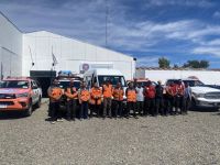 Santa Cruz despliega un gran operativo mixto para combatir los incendios en Chubut