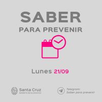 Saber para prevenir Informe epidemiológico lunes 21 de septiembre