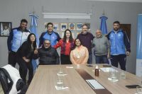 Autoridades de Desarrollo Social se reunieron con la subcampeona panamericana de básquet sobre silla de ruedas