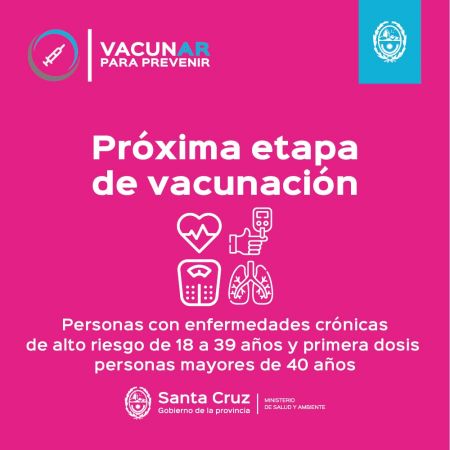 Vacunar para prevenir: Habilitan turnos para aplicarse primeras dosis