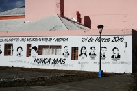 Repudio por el vandalismo en el Mural de los Desaparecidos
