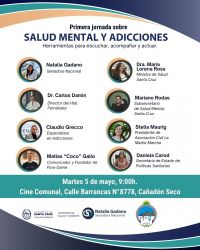 Salud declaró de interés ministerial la primera jornada sobre salud mental y adicciones en Cañadón Seco