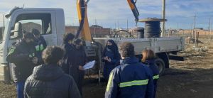 Autoridades de Servicios Públicos recorrieron obras en Río Gallegos