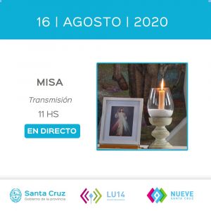 Los medios públicos de la provincia transmitirán la Santa Misa el próximo domingo