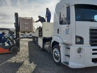 Servicios Públicos realizó el envío de materiales para obra en Monte León
