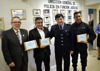 Se inauguró galería de fotos de ex jefes de la Dirección General de Policía en Función Judicial