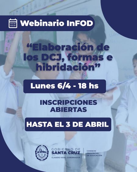 Invitan a participar del webinario “Elaboración de los DCJ, formas e hibridación”