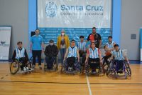 Concretaron clínica de básquet sobre sillas de ruedas con deportistas y referentes de clubes