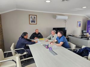 Servicios Públicos avanza en obras conjuntas con los municipios de Piedra Buena y Puerto Santa Cruz