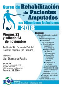 Curso de Rehabilitación de pacientes amputados en el HRRG