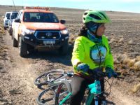 El Gobierno acompañó actividades de cicloturismo en Pico Truncado