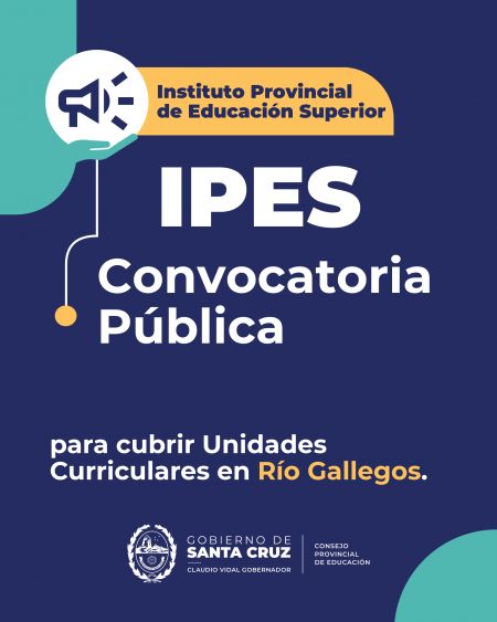 Convocatoria pública para la cobertura de Horas Cátedra en el IPES