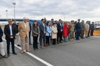 Alicia participó de la inauguración del “Paseo de las Banderas” en Río Gallegos