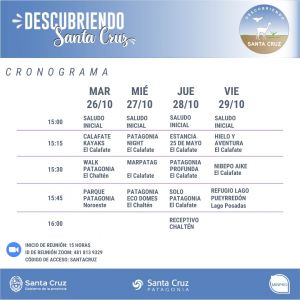 El ciclo #DescubriendoSantaCruz cumplió con éxito su primera etapa