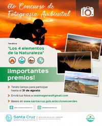 Se encuentra abierta la participación del concurso de fotografía ambiental “Los 4 elementos de la Naturaleza”