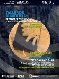 El Museo de Arte Eduardo Minnicelli invita a participar de un taller de cianotipia para adolescentes