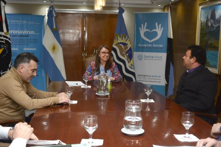 Alicia se reunió con el intendente de El Chalten