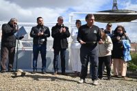 Gadano y Álvarez compartieron el emotivo acto en homenaje a los 44 héroes del ARA San Juan