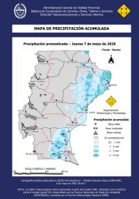 Se prevén precipitaciones y bajas temperaturas para mañana y el viernes
