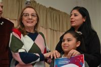 Alicia mantiene una intensa agenda de actividades en Piedra Buena