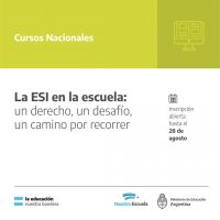 Se encuentran abiertas las inscripciones a cursos virtuales de Educación Sexual Integral