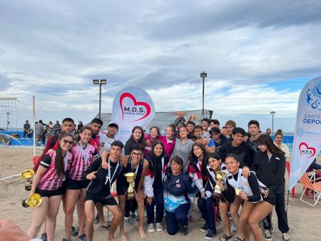 La provincia definió representantes en beach vóley para los Juegos Evita de Playa 2023
