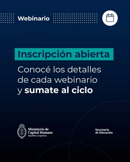 Invitan a participar del nuevo ciclo de webinarios sobre la enseñanza del inglés
