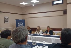 Boggio mantuvo un encuentro institucional con su equipo de trabajo