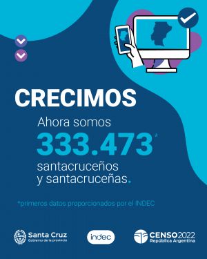 Censo Nacional 2022 En Santa Cruz somos 333.473 habitantes