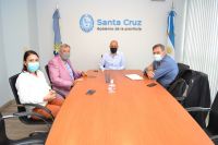Autoridades de Casa de Santa Cruz y de Pico Truncado articulan acciones para la localidad