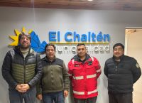 Maquinaria pesada: El Chaltén perfecciona la lucha contra el fuego