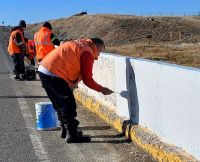 se realizaron trabajos en la ruta 40