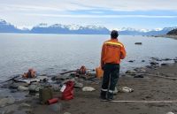 El Consejo Agrario Provincial probó el sistema de abastecimiento de agua para aviones hidrantes en El Chaltén