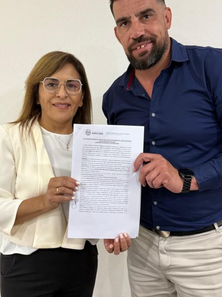 Se firmó un convenio para fortalecer el mantenimiento escolar en Cañadón Seco