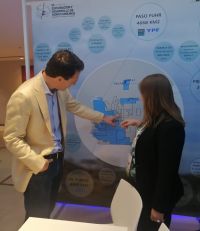 CONEXPLO22: Autoridades de YPF y CGC visitaron el stand del Instituto de Energía de Santa Cruz