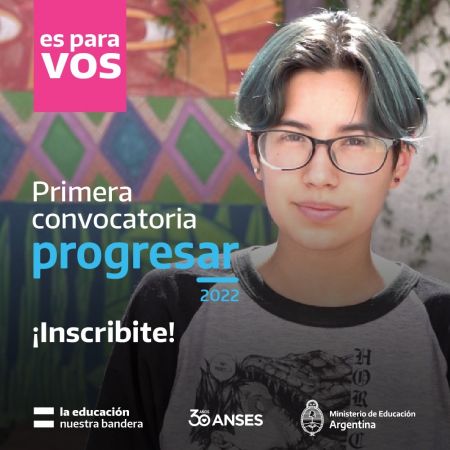 Educación convoca a inscribirse al Programa Progresar