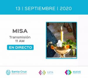 Los medios públicos de la provincia transmitirán la Santa Misa este domingo