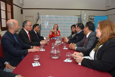 Autoridades de Chile visitaron a la Gobernadora Alicia Kirchner