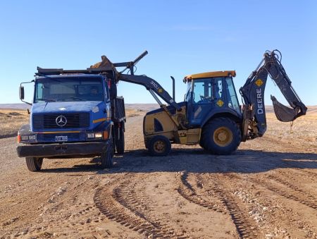 La labor se desarrolla a través del Distrito Vial Perito Moreno.