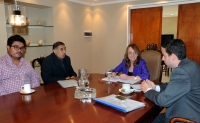 Alicia Kirchner se reunió con el intendente de El Chaltén