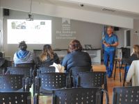 Sergio Vizcaíno brindó la charla “Fósiles y paleoecología de Santa Cruz durante el Mioceno temprano” en Río Gallegos