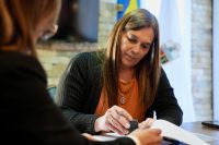 Comisionada de Fomento de Tres Lagos, Nayla Fernández