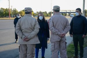 Alicia agradeció a las fuerzas de seguridad por el trabajo que hacen para cuidarnos