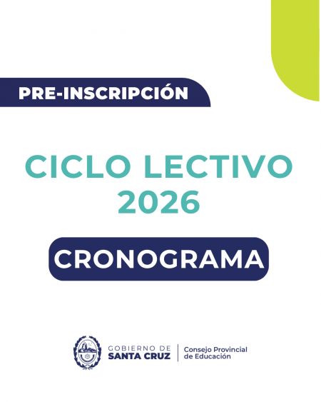 Pre-inscripciones al Ciclo Lectivo 2026