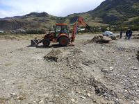 El Chaltén: Avanzan los trabajos de reparación en el pozo de captación de agua