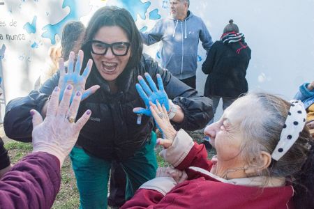 Adultos mayores e infancias compartieron una jornada por Malvinas en Río Gallegos
