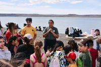 La Ecoaventura en el Estuario se realizó con motivo del Día de la Educación Ambiental, con la actividad Tras las Huellas de la Fauna.
