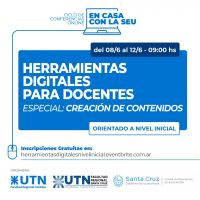 Comienza la inscripción a la capacitación “Herramienta Digital para Docentes de Nivel Inicial”