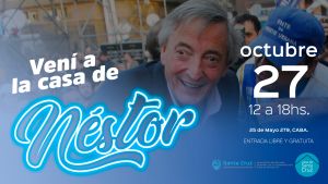 &quot;Vení a la Casa de Néstor&quot; en Casa de Santa Cruz