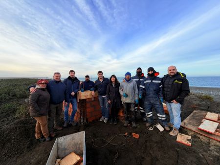 Santa Cruz avanza con la reconstrucción del mirador de Cabo Vírgenes
